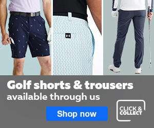 Golf shorts & trousers available through us