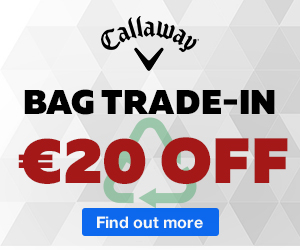 Trade-In and get €20 off a new Callaway bag