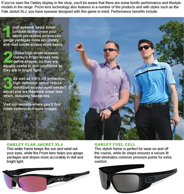 The benefits of eyewear designed for golf
