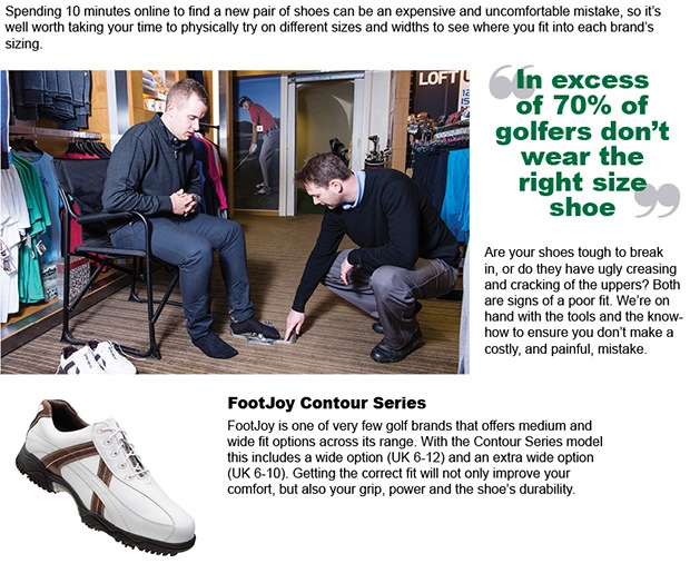 Do your golf shoes really fit you properly?