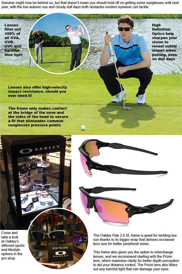 Golf eyewear has its year-round benefits