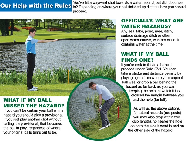 Water hazards: keeping within the Rules