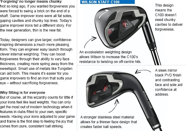 New game improver irons add form to forgiveness