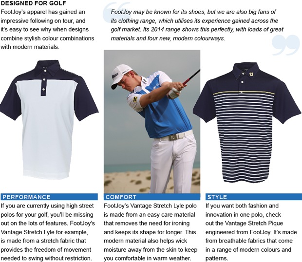 FootJoy golf clothing