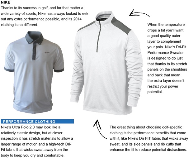 Nike Golf clothing
