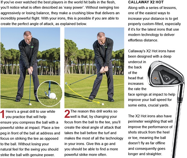 Use the 'tee drill' to groove a powerful strike