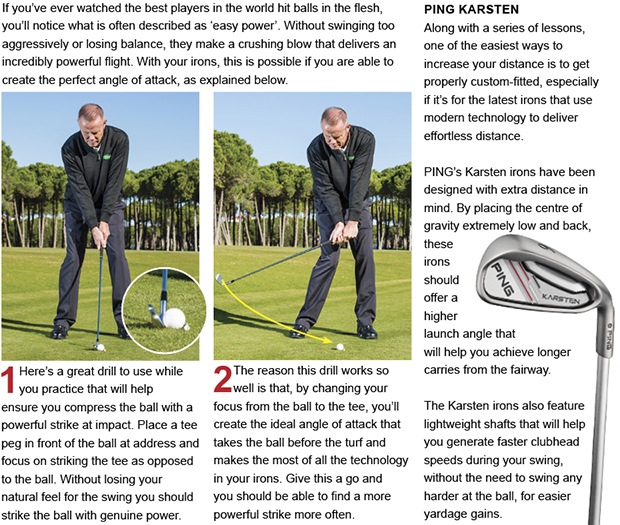 Use the 'tee drill' to groove a powerful strike