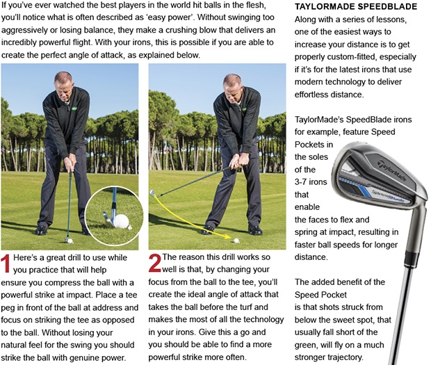 Use the 'tee drill' to groove a powerful strike