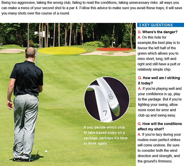 Par 4s; pick the right approach... and save shots