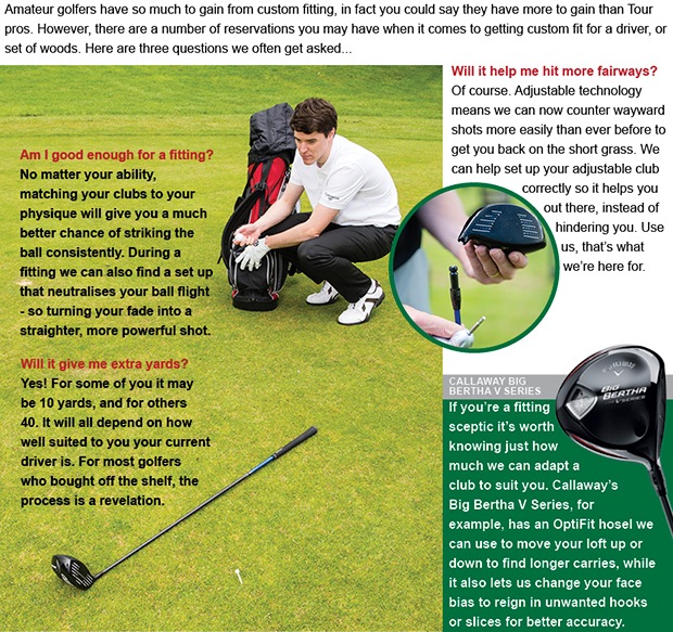 Custom fitting: why it makes such a difference