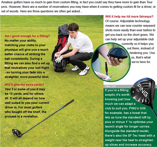Custom fitting: why it makes such a difference