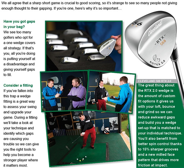 Lower your scores with a wedge fitting