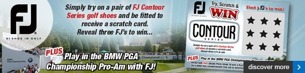 FootJoy Contour try, scratch and win