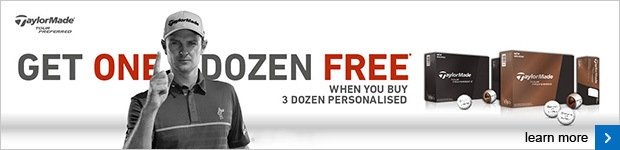 4 for 3 on TaylorMade Tour Preferred golf balls - free personalisation