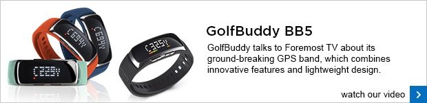 GolfBuddy BB5 GPS wristband 