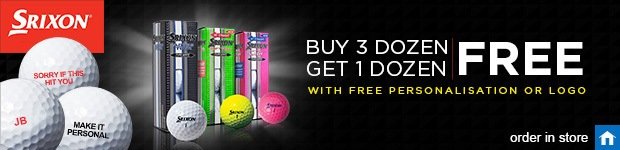 Srixon 4 for 3 with free logo or personalisation