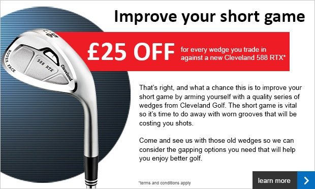 Cleveland wedges trade in-£25 off 