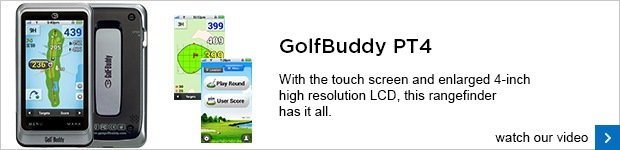 GolfBuddy PT4 touch screen GPS
