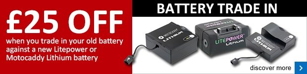 Motocaddy battery trade in