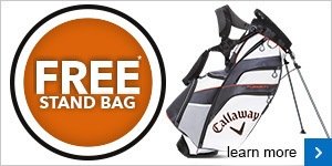 Free X2 Hot stand bag with selected Callaway irons