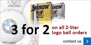 3 for 2 on Srixon Z-Star logo ball orders