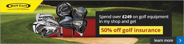 50% off Golf Insurance with Golf Care 