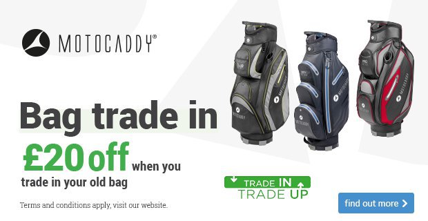 Motocaddy bag trade in