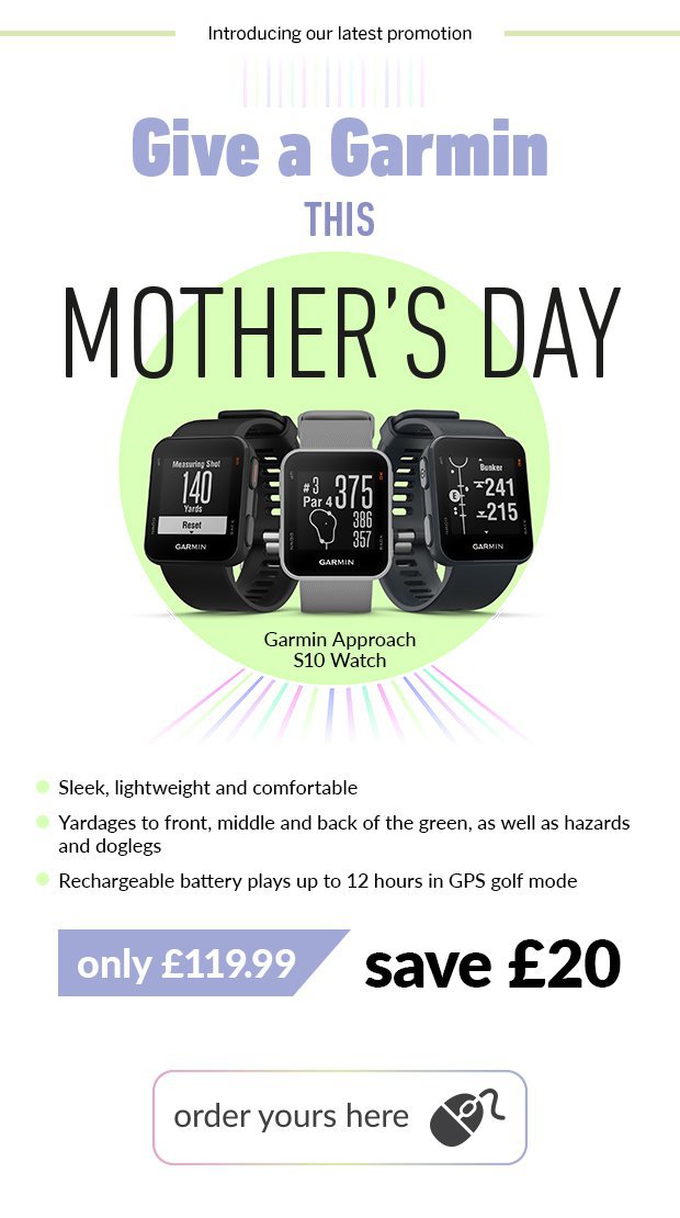 Give a Garmin this Mohter's Day.