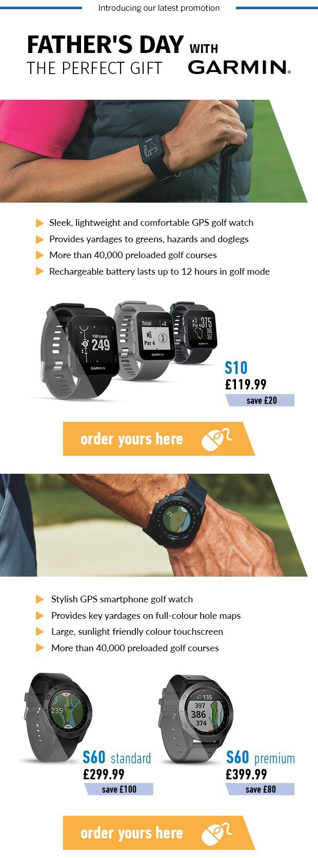 The Perfect Father's Day gift from Garmin.