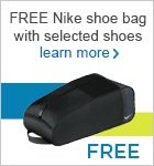 Free Nike shoe bag with selected Nike shoes 