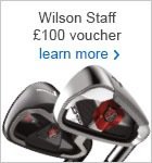 Get a £100 voucher with selected Wilson irons 
