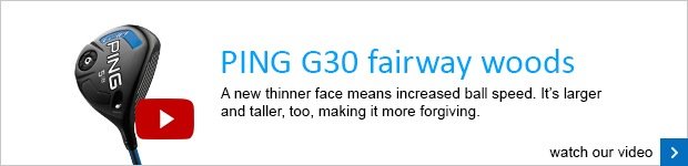 PING G30 fairway woods
