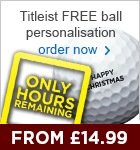Titleist FREE ball personalisation - from £14.99