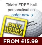 Titleist FREE ball personalisation - from £15.99