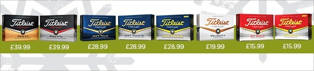 Titleist FREE ball personalisation - from £15.99