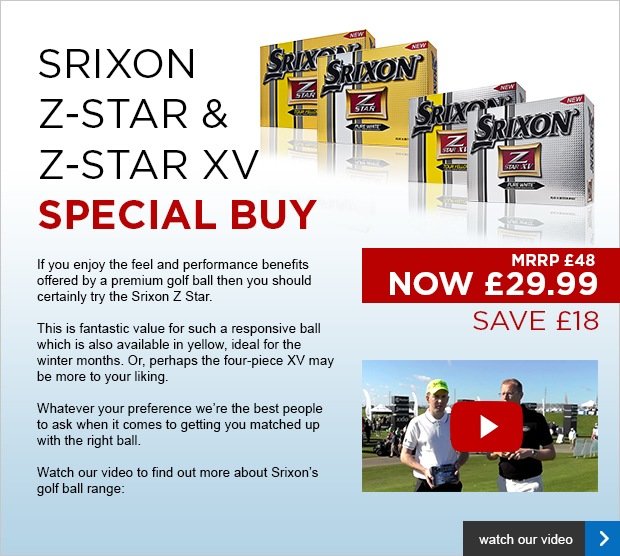 Srixon Z-Star 2014 - Special Buy £29.99 