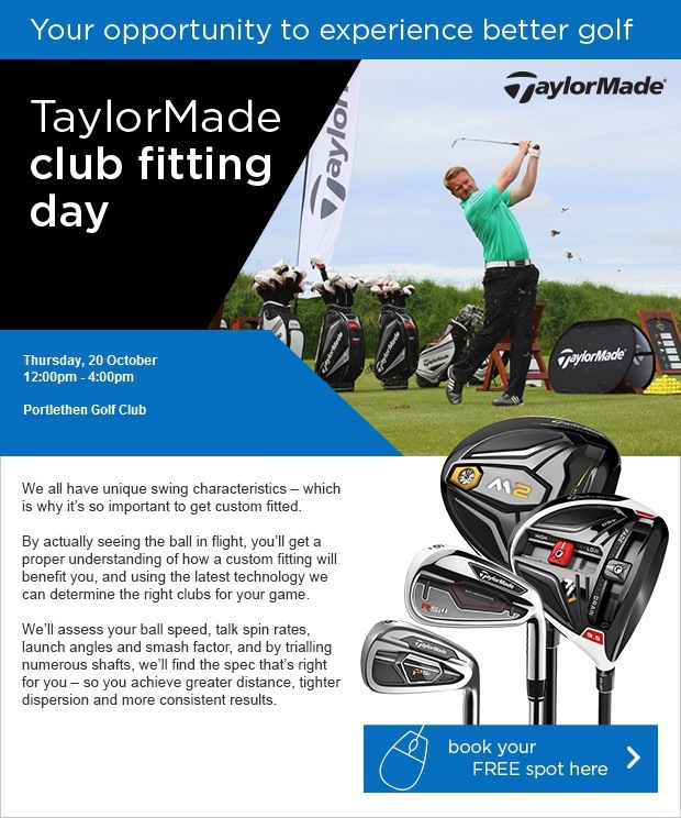 Book your slot for our TaylorMade Demo Day here at Portlethen