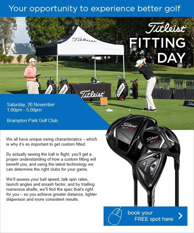 Don't miss our Titleist Fitting Day!