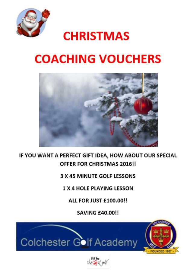 Christmas Coaching Vouchers - A perfect gift idea…