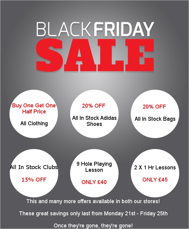 Don't miss our Black Friday Sale!