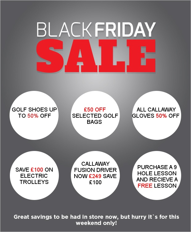 Black Friday at Purley Downs GC..