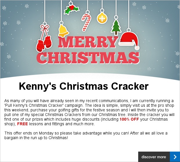 Last chance to Pull Kenny's Christmas Cracker...