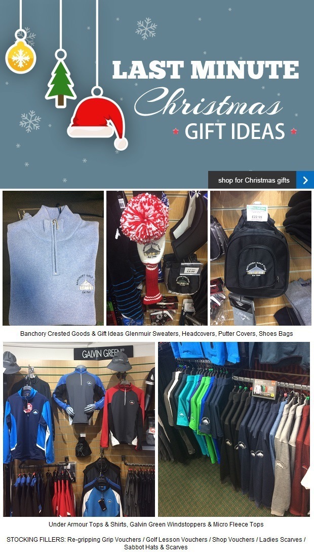 Last minute gift ideas at Banchory Pro Shop