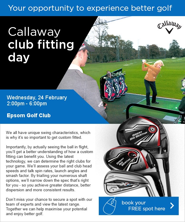 Don't miss our Callaway Fitting Day!
