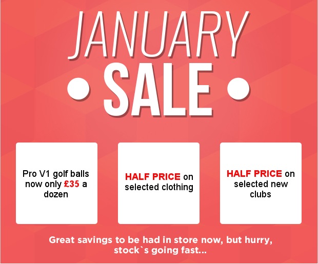 Don't miss our January Sale!