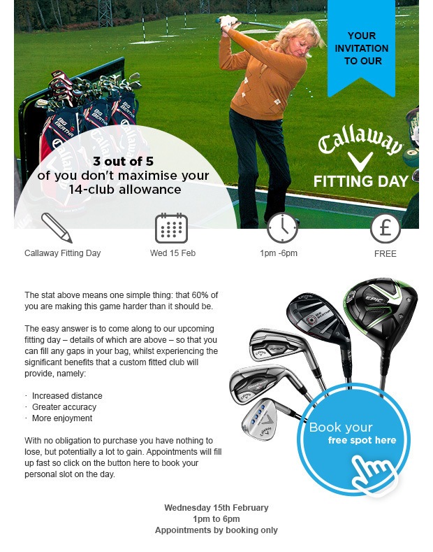 Your invitation to our Callaway event