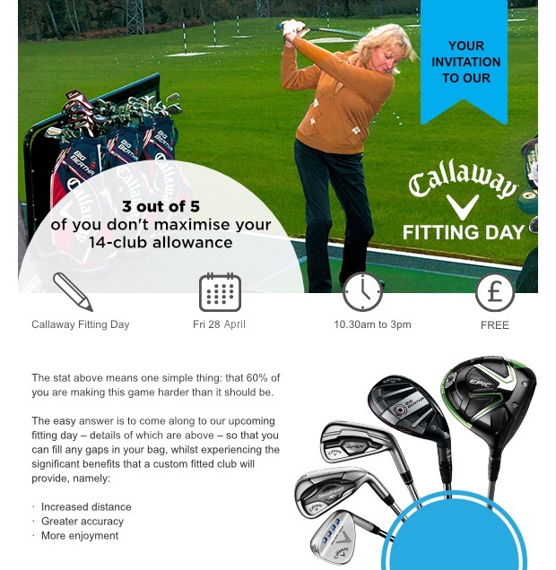 Callaway Fitting Day - Friday, 28 April 2017