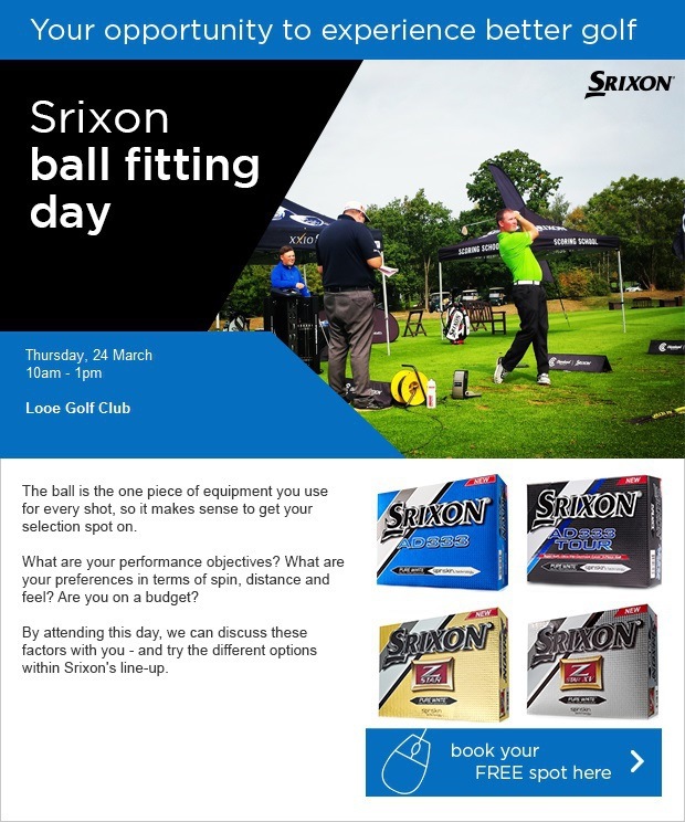 Don't miss our Srixon Ball Fitting Day!