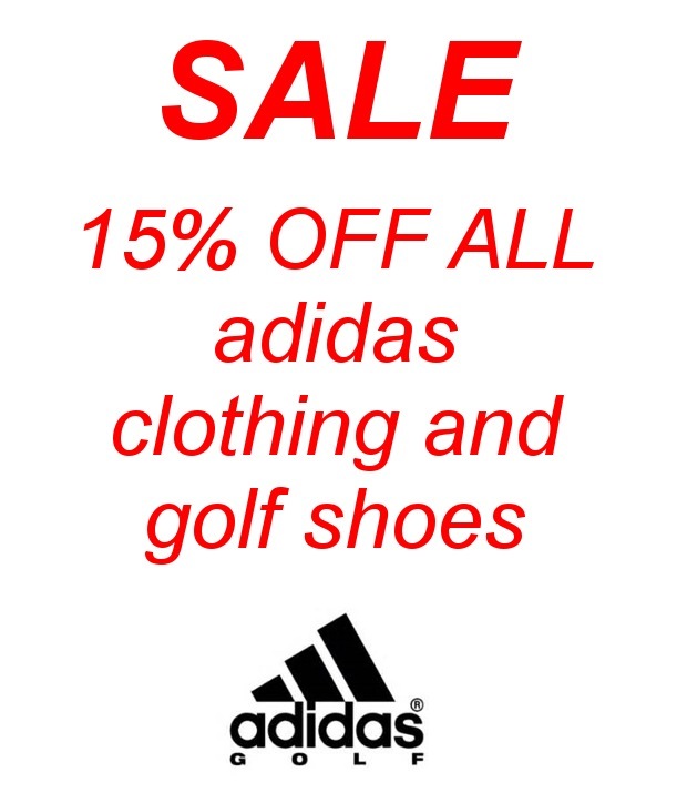 Get 15% OFF all adidas clothing and shoes…