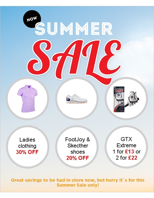 Take advantage of our summer sale at Tehidy Park GC…